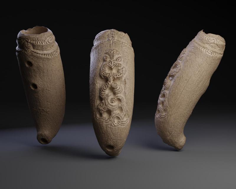 Maori Nguru (nose flute)