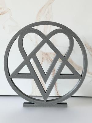 Ville Vallo VV HIM Heartagram logo decoration