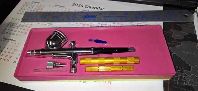 Gridfinity Airbrush Storage Tray