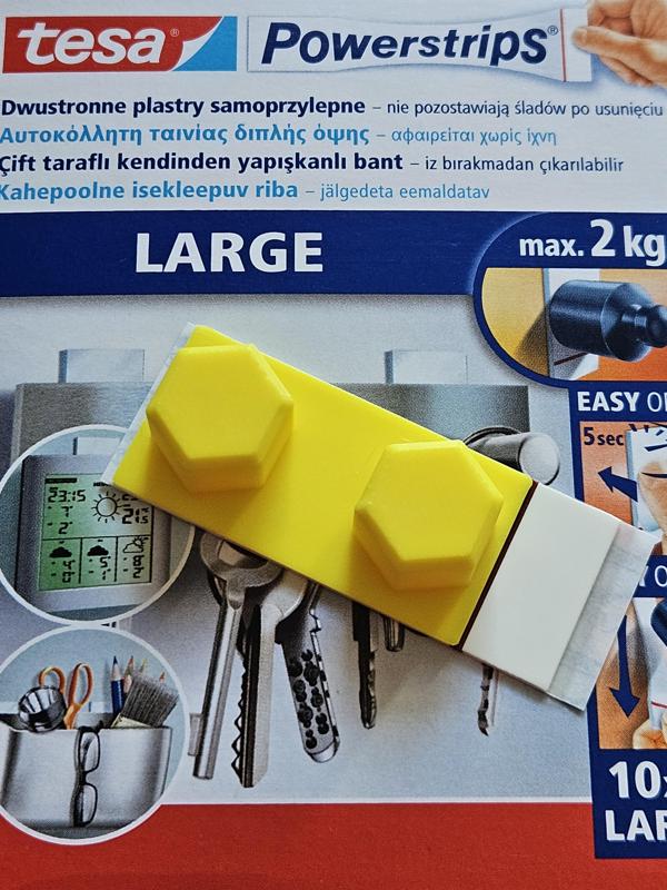 Honeycomb Storage Wall - Tape Mount Remix for tesa Powerstrips LARGE