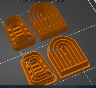 Stencil Cut Outs For Polymer Clay