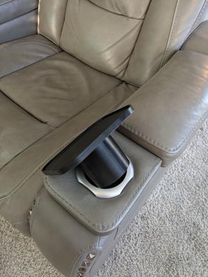 Cup holder mini table insert replacement for couch or chair armrest