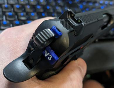 CZ 75 SP-01 dry fire hammer block
