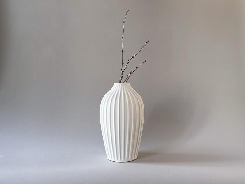 ROME TABLE VASE BOLD YIN- WHITE