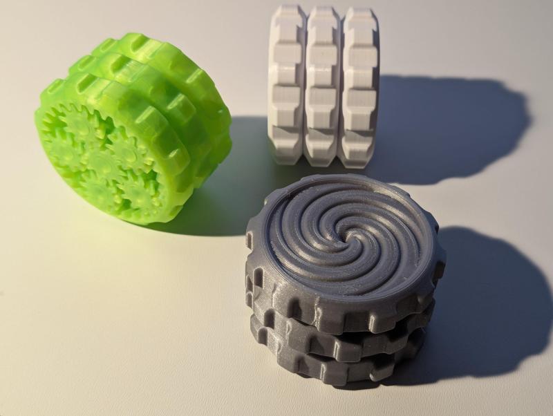 Stacked Knob Planetary Gear Fidget Toy