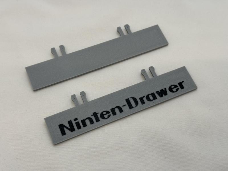 Blank Ninten-Drawer Nameplate