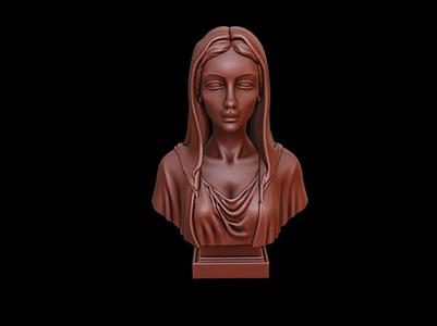 virgin mary Bust