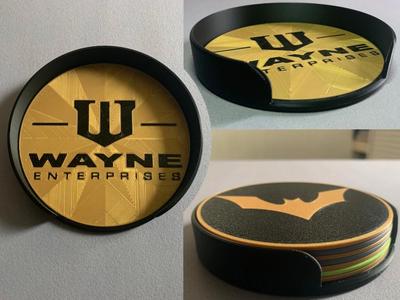 Wayne Enterprises Holder for Batman Coasters
