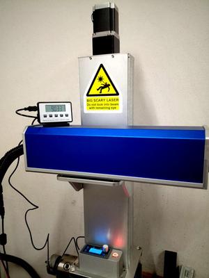 Digital linear scale connector for fiber laser