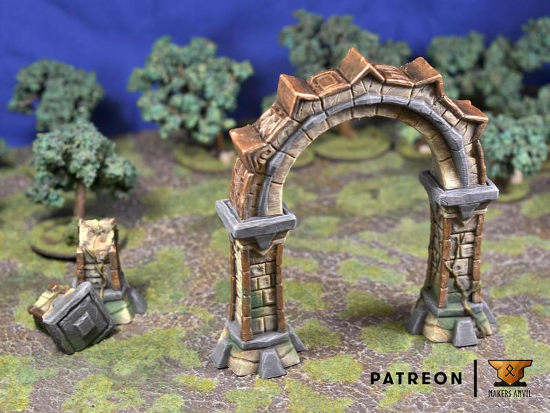 Forgotten Temple - Set of scenery - Free Arch