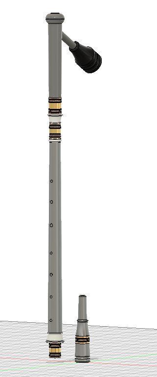 Uilleann Pipes Practice Set in C