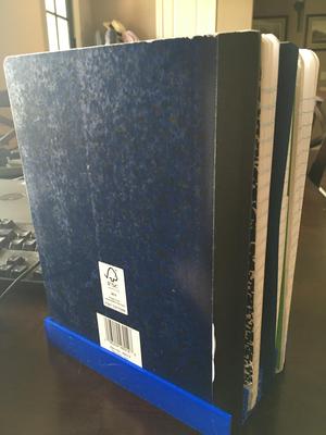 Simple 9 1/2 by 7 1/2 Notebook Holder (customizable)