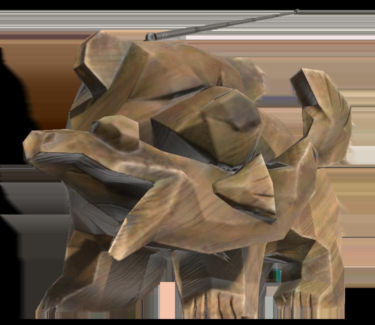 Mr. Grizz statue (with antenna!)