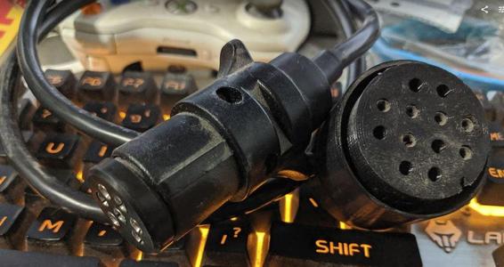 Nato 12 pin female trailer socket