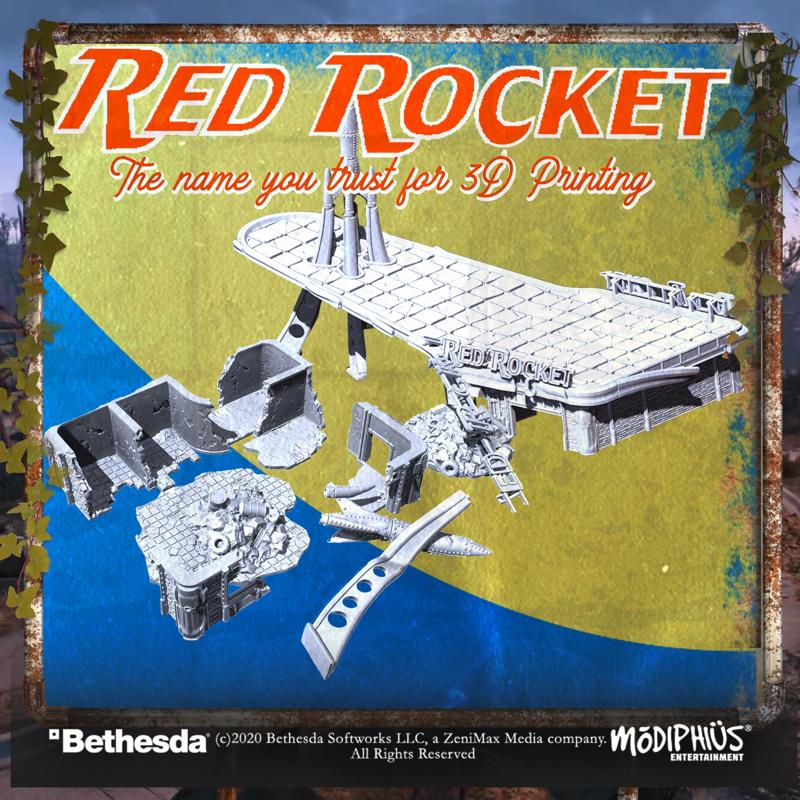 Red Rocket Bundle: Preserved & Destroyed - Terrain Expansion - Fallout: Wasteland Warfare