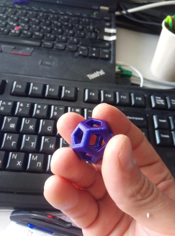 Regular (pentagonal) dodecahedron / 12 sided die