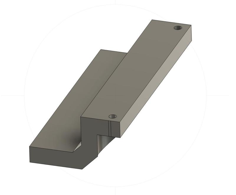 Macbook Air M3 under-desk laptop holder