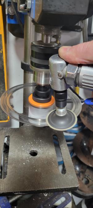 Disk Brake Rotor to Hole Saw Mandrel Adaptor