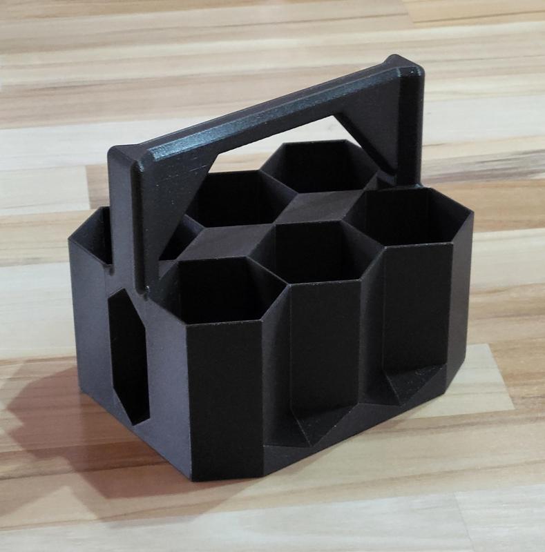 Mini Bottle Basket in Hexagon Design