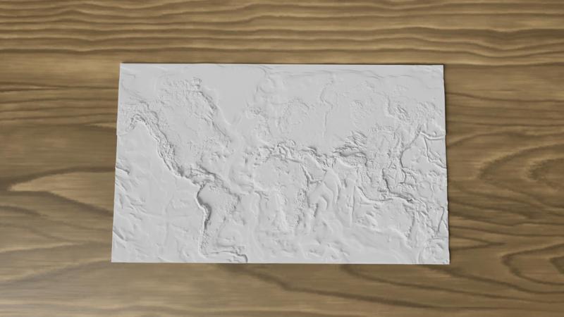 World Topographic Map Tiles