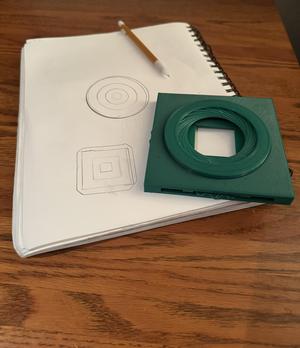 Circle and Square Stencil (aperture)