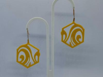 Hexagonal Flow Earrings