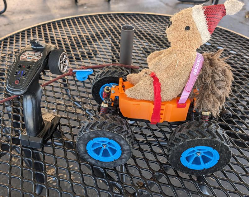 Colleciton of upgrade/replacement parts for Hosim 1:16 Scale RC car Q905/Q903