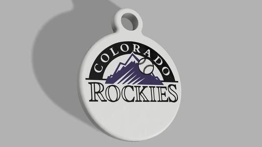 MLB - Colorado Rockies Keyring