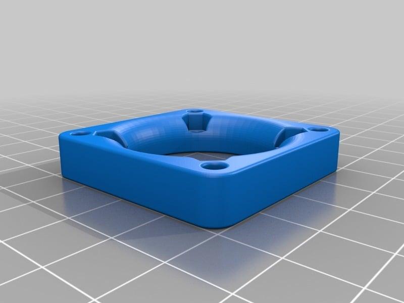 30mm fan adapter for 40mm opening with nut traps