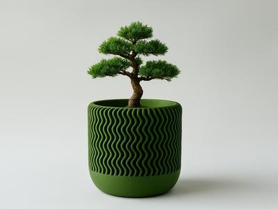 Vertical Wave Planter