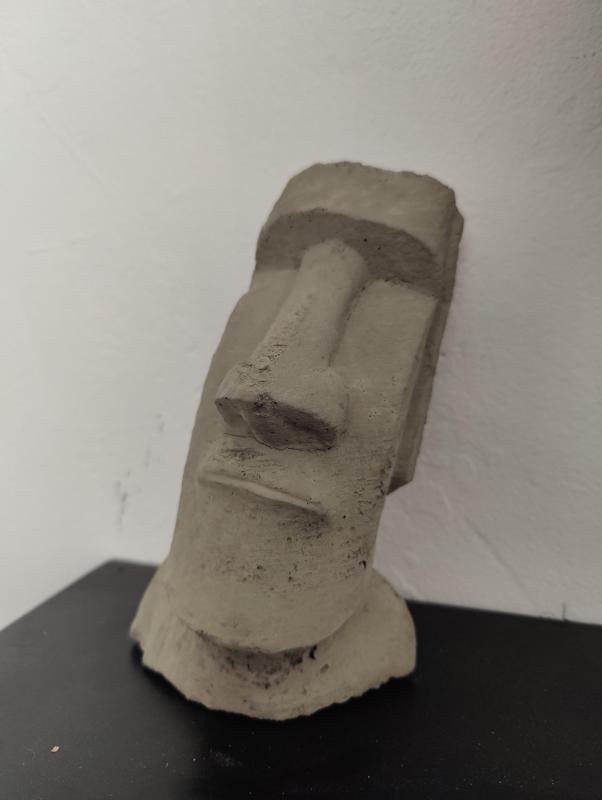 Scanned Moai (Easter Island) Concrete mold