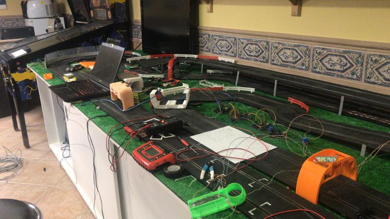 Curve Start Line Ninco Digital rfid arduino Mito3D