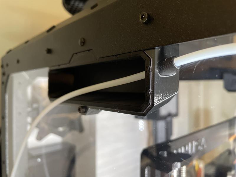 Original Prusa Enclosure Handle with Bowden Passthrough