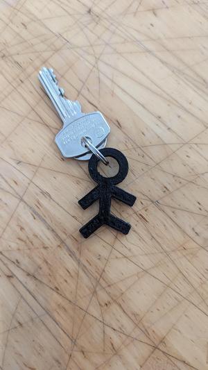 Stickman keychain