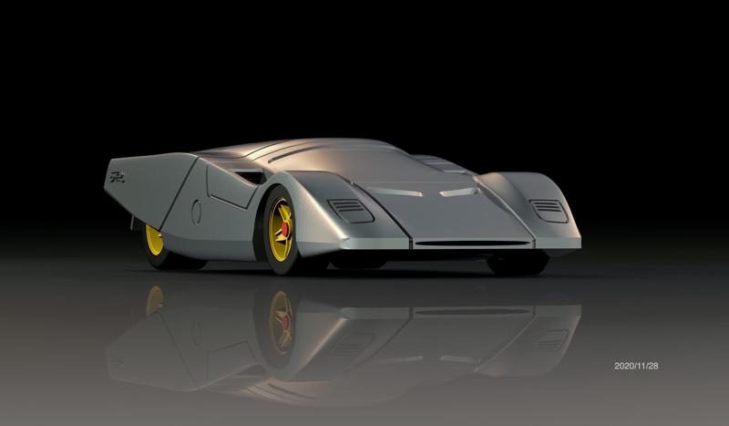 studio di modellazione e stampa 3D su Ferrari 512S Speciale Pininfarina 1969 Filippo Sapino