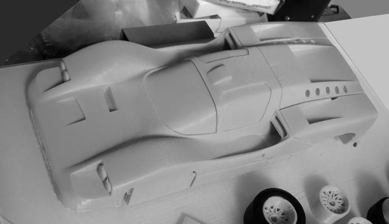 Studio di modellazione su Chaparral 2F