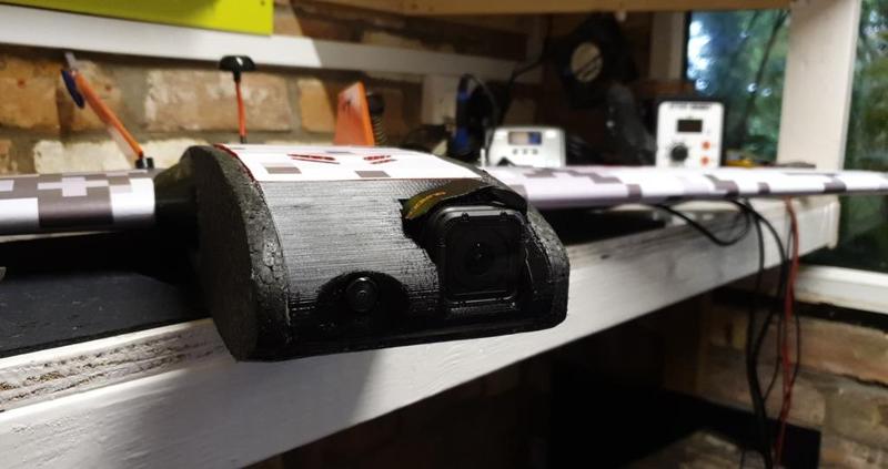 Vortigaunt Nose Mount for GoPro Session with Micro Fpv Camera 