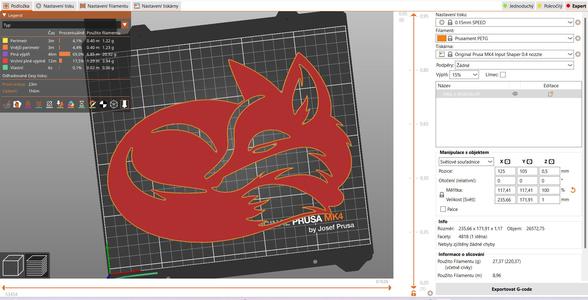 Wall art or stencil: A sleeping fox