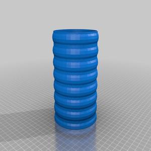 Ribbed Vase