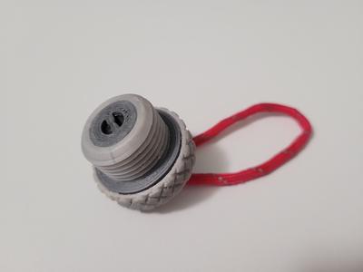 Water resistant scuba diving tank/valve dust cap