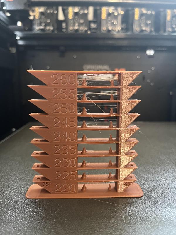PRUSA XL Temperature Tower .4mm nozzle PLA,PETG