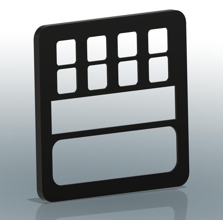 Stream Deck Plus Face Plate