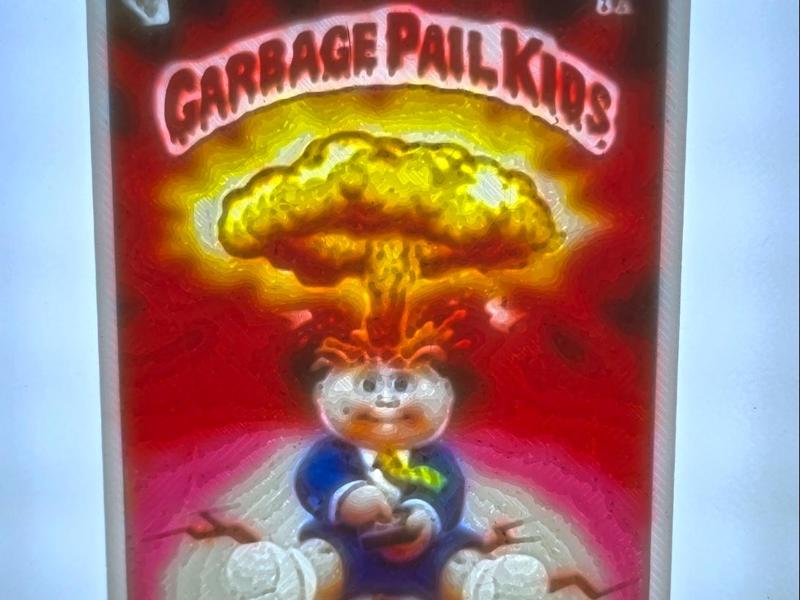 Garbage Pail Kids - Adam Bomb CYMK Lithophane