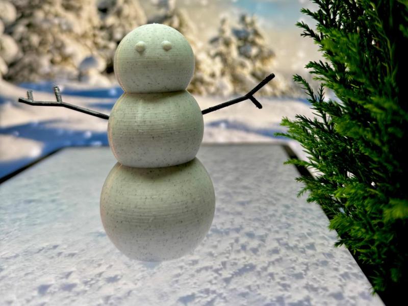Minimalistic Snowman