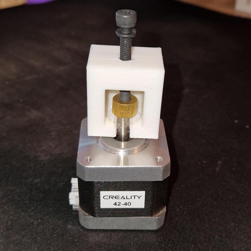 Press Fit pulley extractor for Stepper Motor