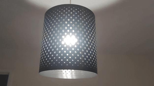Easy Mount, Fast Print: The Diamond Lamp Shade for BC Sockets