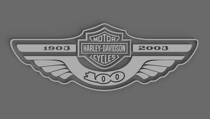 Harley-Davidson 100 Years 2D wall-art