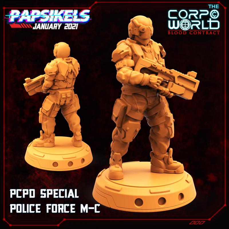 PCPD SPECIAL POLICE FORCE M-C