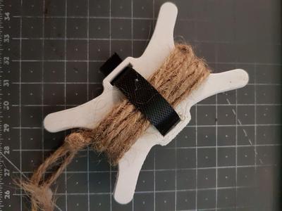 Rope winder and tensioner for HF antennas