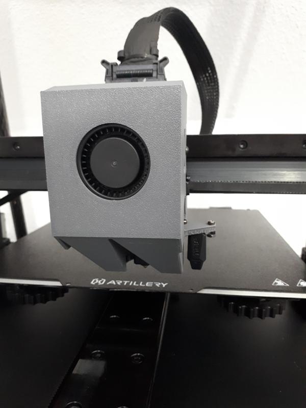 Carcasa Artillery X4 PRO X4 plus con soporte microprobe v2